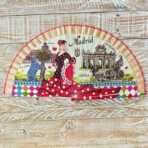 💃🏼🪭Madrid Flamenco Dancer Fan Pericone🪭💃🏼